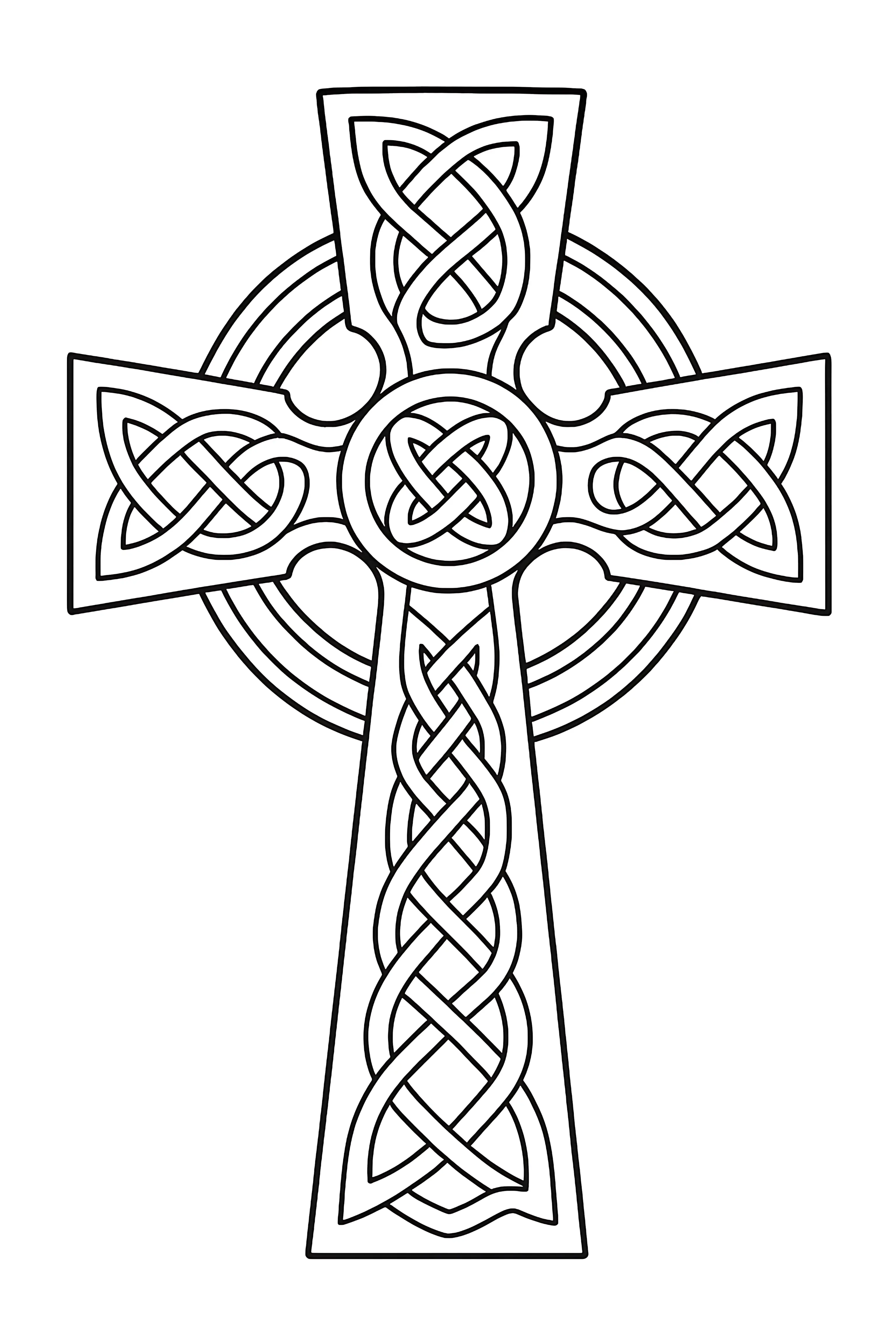Celtic Cross Coloring